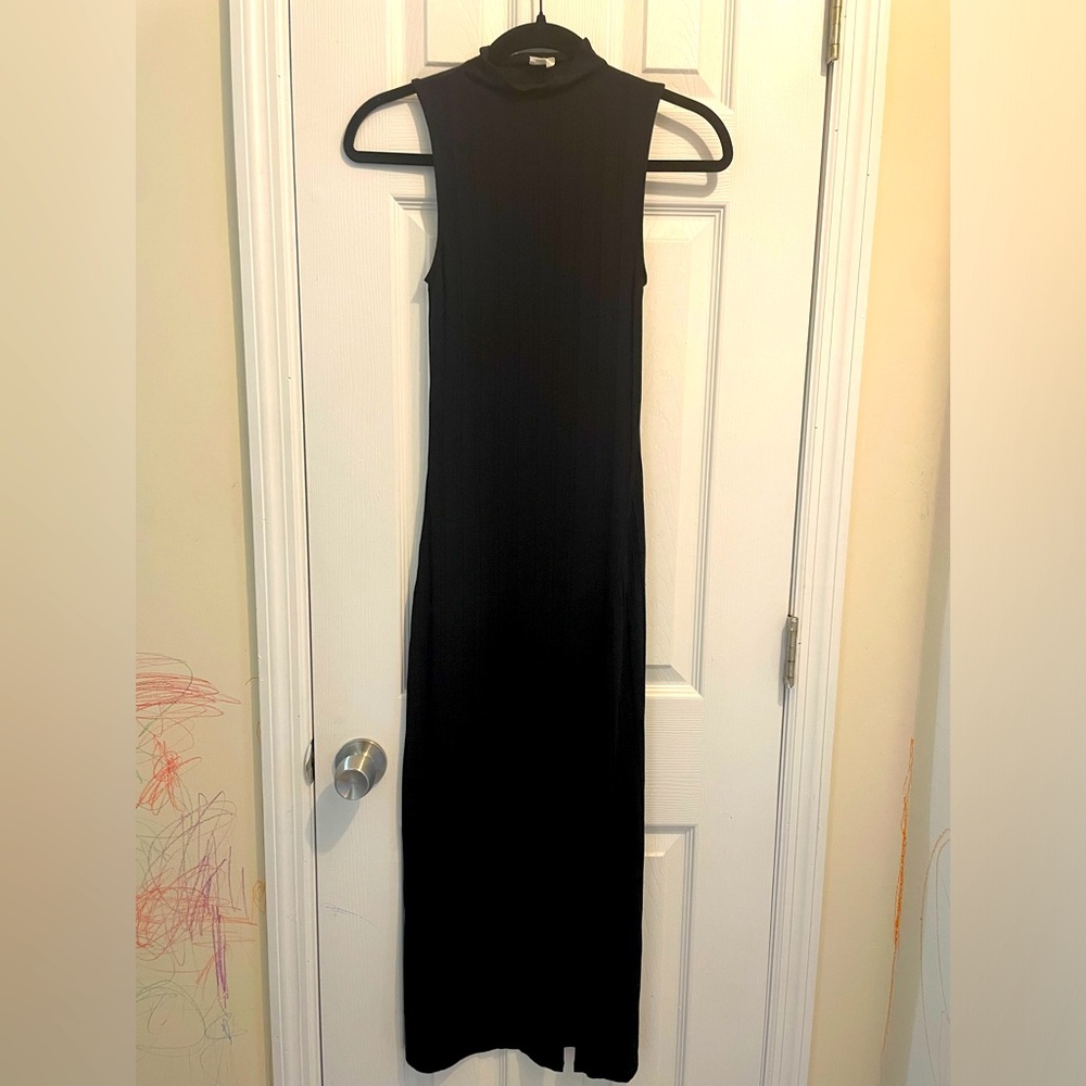 Wilfred free Elegant Black Sleeveless Dress